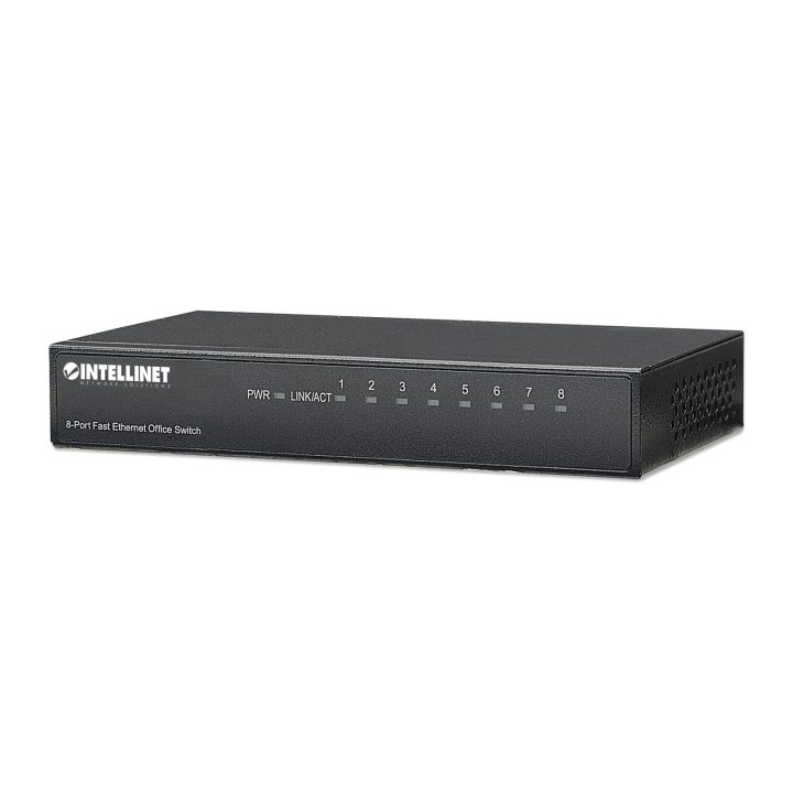 Intellinet 8-Port Fast Ethernet Office Switch Fast Ethernet (10/100)…