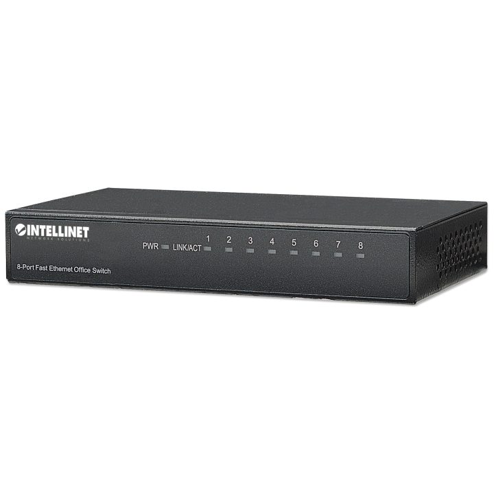 Intellinet 8-Port Fast Ethernet Office Switch Fast Ethernet (10/100)…