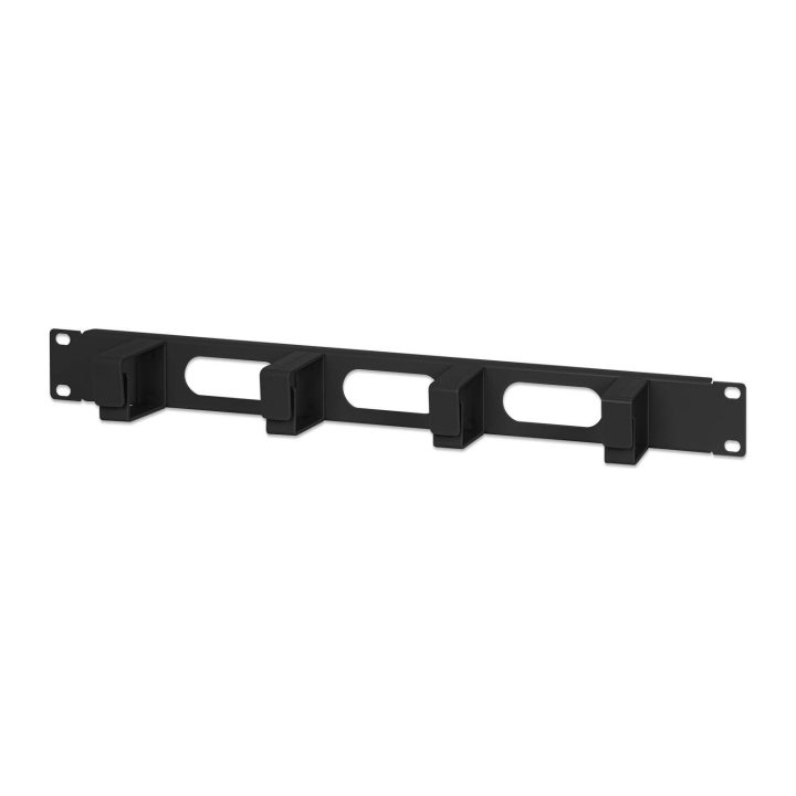 Intellinet Cable Management Panel 19", 1U, 4 Short Plastic Rings…