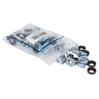 Intellinet M6 Cage Nut Set (20 pcs) with Screws and Washers, for 19"…