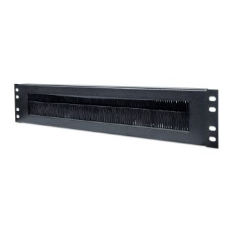 Intellinet Panneau passe-câbles 19", 2U, avec brosse, noir