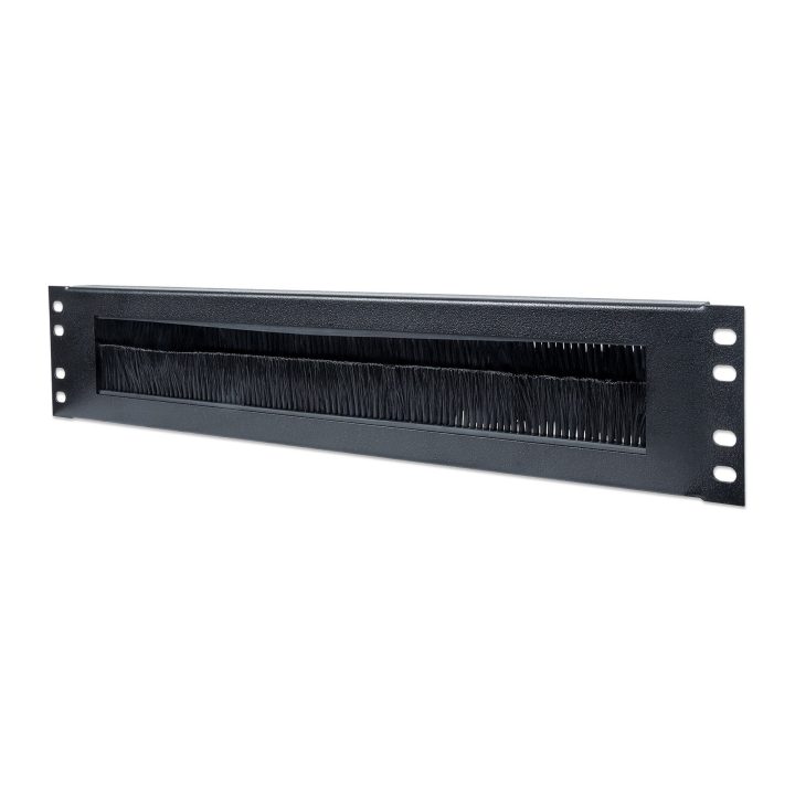 Intellinet Panneau passe-câbles 19", 2U, avec brosse, noir