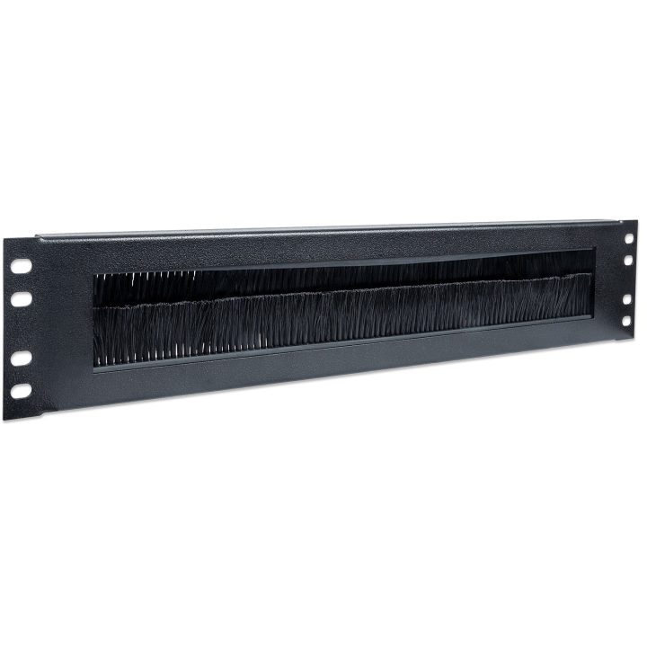 Intellinet Painel de passagem de cabos 19", 2U, com escova, preto