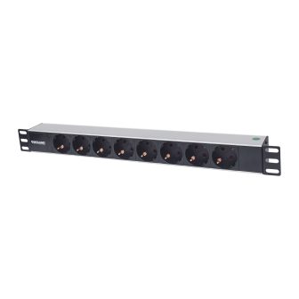 Intellinet 19" 1U Power Distribution Unit (PDU) with 8 EU Outlets…
