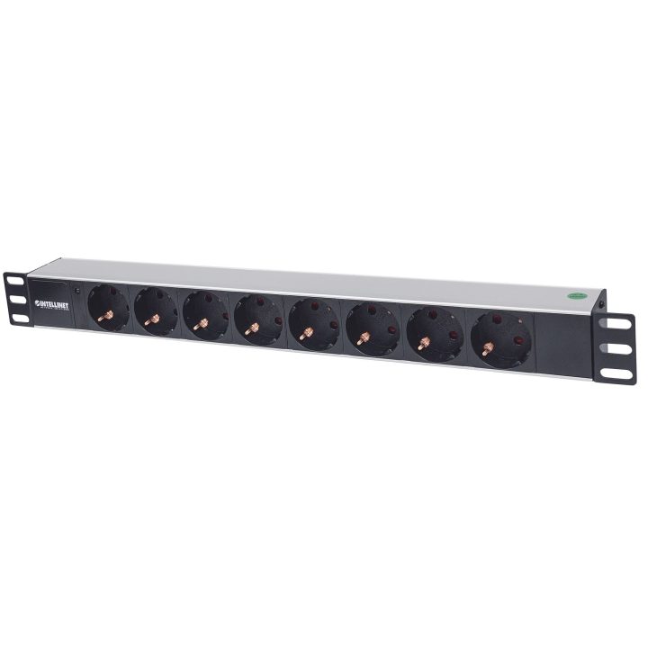 Intellinet 19" 1U Power Distribution Unit (PDU) with 8 EU Outlets…