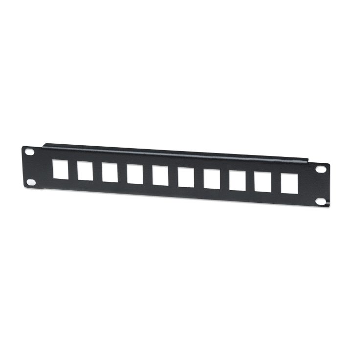 Intellinet Blank Patch Panel 10", 1U, 10 Ports, Black