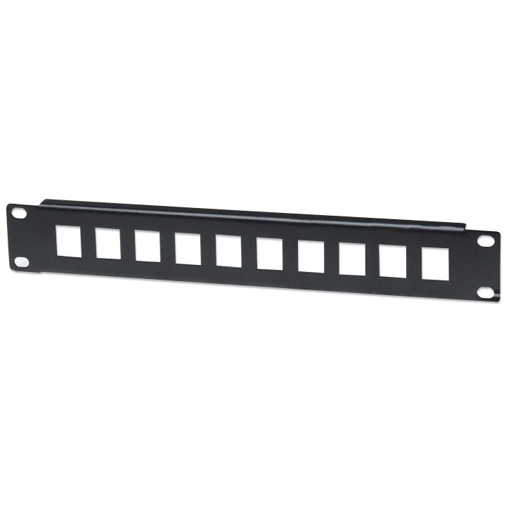 Intellinet Blank Patch Panel 10", 1U, 10 Ports, Black