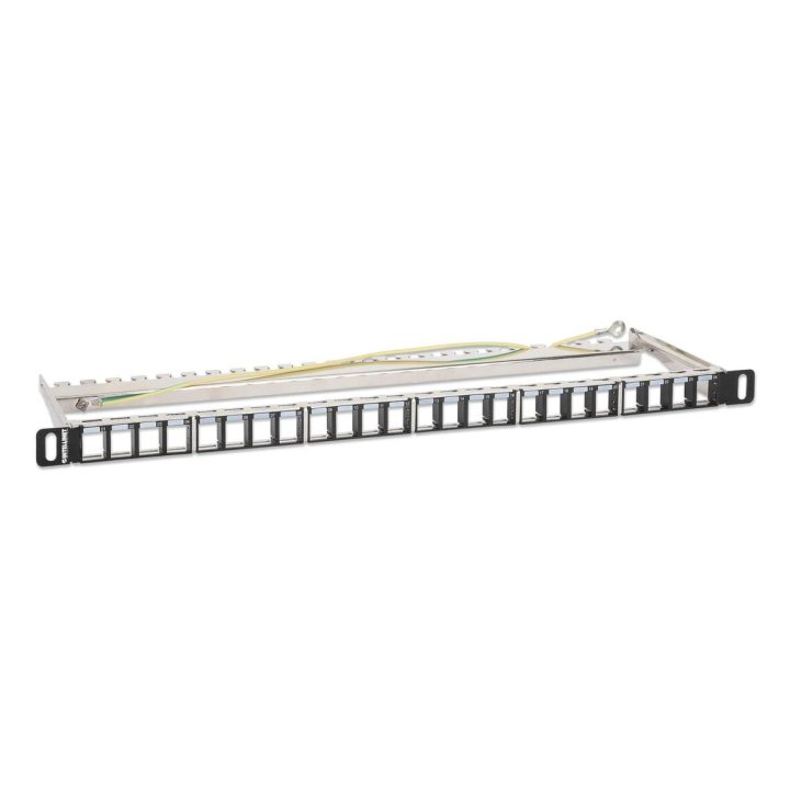 Intellinet Panneau de brassage aveugle blindé 24 ports, 0,5U, panneau…