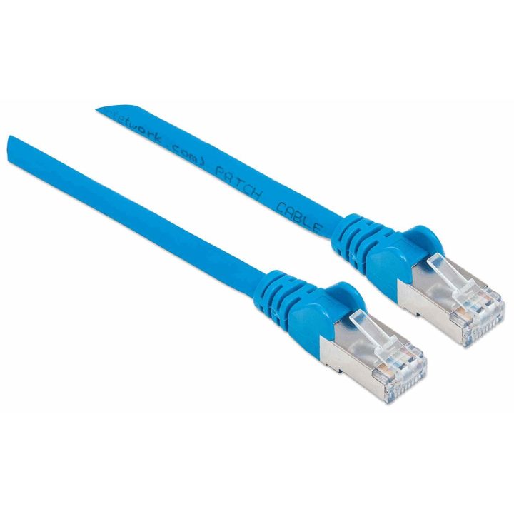 Intellinet 740661 cable de red Azul 0,5 m Cat7 S/FTP (S-STP) Alrededor