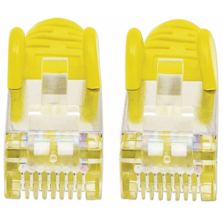 Intellinet 740746 Yellow Network Cable 10 m Cat7 S/FTP (S-STP) Round