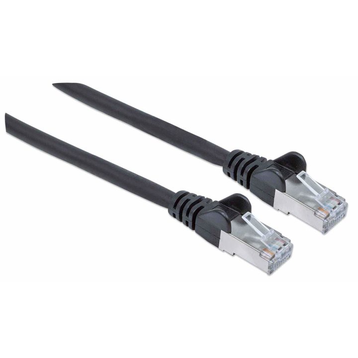Intellinet 740814 Network Cable Black 2 m Cat7 S/FTP (S-STP) Round