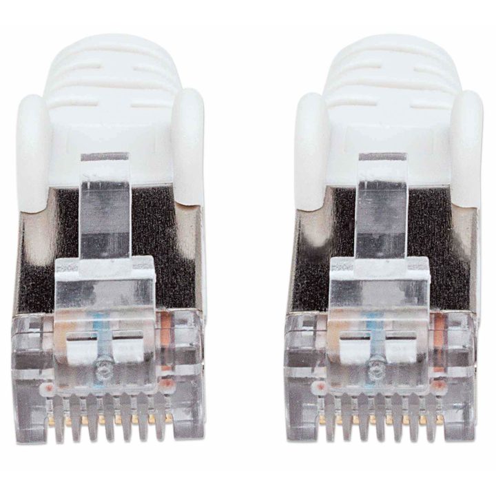 Intellinet 741392 White Network Cable 3 m Cat7 S/FTP (S-STP) Round