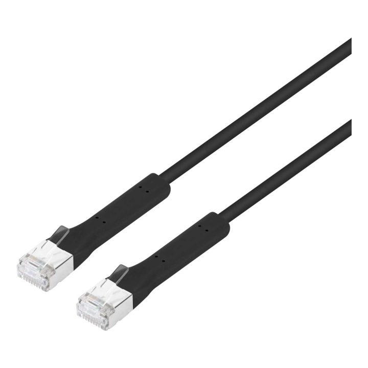 Intellinet 745109 Network Cable Black 2 m Cat6a F/FTP (FFTP) Round