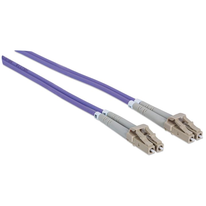 Intellinet 750899 5 m LC Violet Fiber Optic and InfiniBand Cable