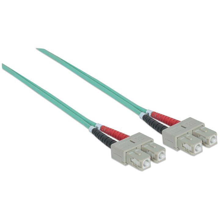 Intellinet 751025 Fiber Optic and InfiniBand Cable 1 m SC Aqua