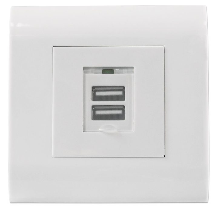 Intellinet 772211 USB-A Power Outlet White