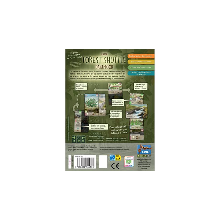 Asmodee Board Game Forest Shuffle Dartmoor (LOG0156ES)