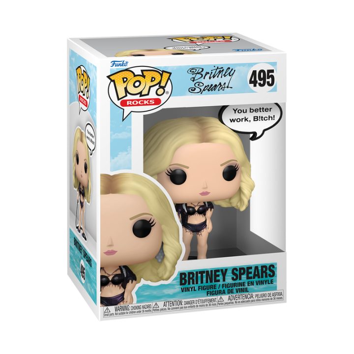 Funko Pop! Britney Spears – Sayings You Better Work B!tch (nº 495)