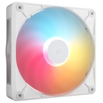 Ventilador de caixa Corsair RX140 II RGB White 140 mm RGB fan single…