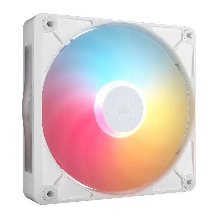 Ventilador de caixa Corsair RX140 II RGB White 140 mm RGB fan single…