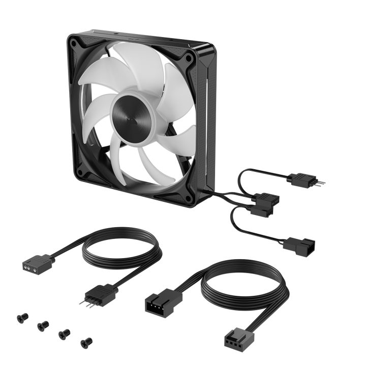 Ventilador caja Corsair RS120 ii ARGB 120mm ARGB fan single pack…