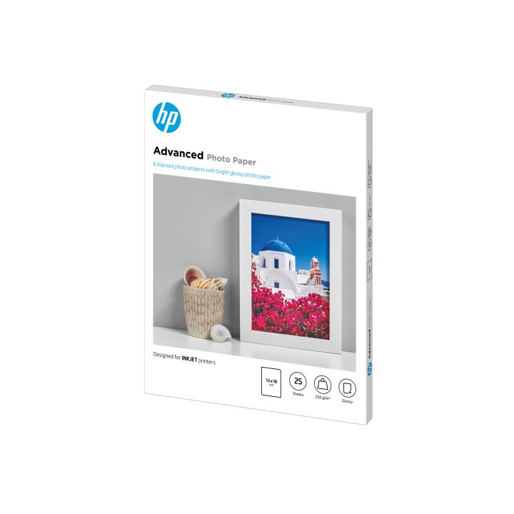 HP Advanced Photo Paper, Glossy, 250 g/m2, 13 x 18 cm (127 x 178 mm)…