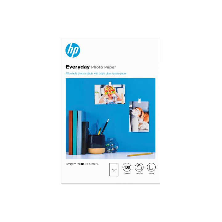 Papel fotográfico HP Everyday brilhante de 200 g/m2 10 x 15 cm (101 x…