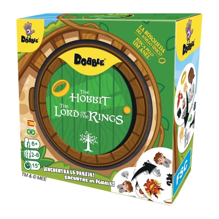 Asmodee Jogo de tabuleiro Dobble The Lord of the Rings (DOBLOR07ESBR)