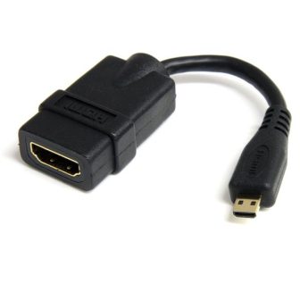 Lenovo 4Z10F04125 adaptador de cabo de vídeo HDMI Micro-HDMI Preto