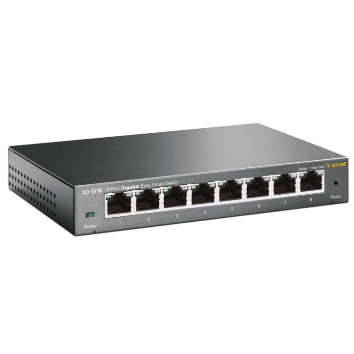 TP-Link TL-SG108E switch Gestionado L2 Gigabit Ethernet (10/100/1000)…