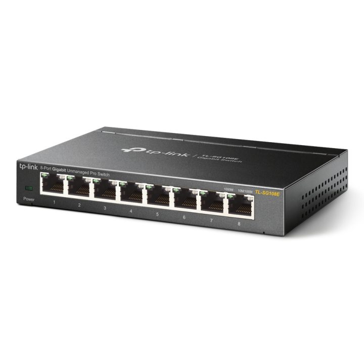 TP-Link TL-SG108E Managed L2 Gigabit Ethernet (10/100/1000) Switch…