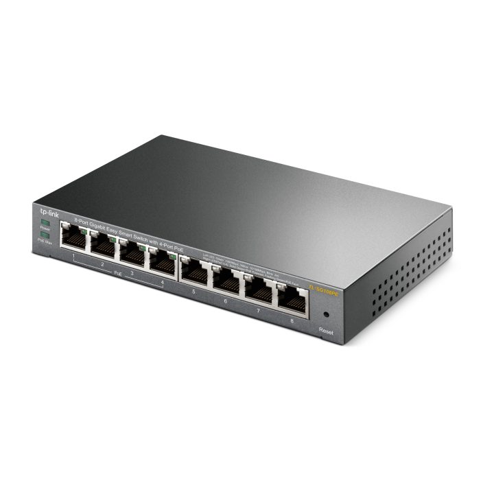TP-Link TL-SG108PE Managed L2 Gigabit Ethernet (10/100/1000) Power…