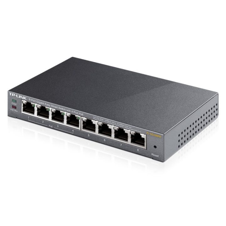 TP-Link TL-SG108PE Managed L2 Gigabit Ethernet (10/100/1000) Power…