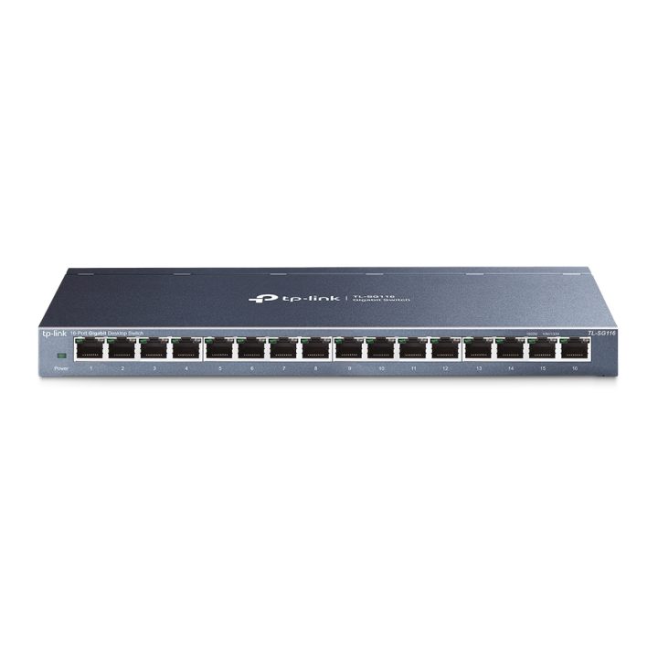TP-Link TL-SG116 Não Gerenciado Gigabit Ethernet (10/100/1000) Preto