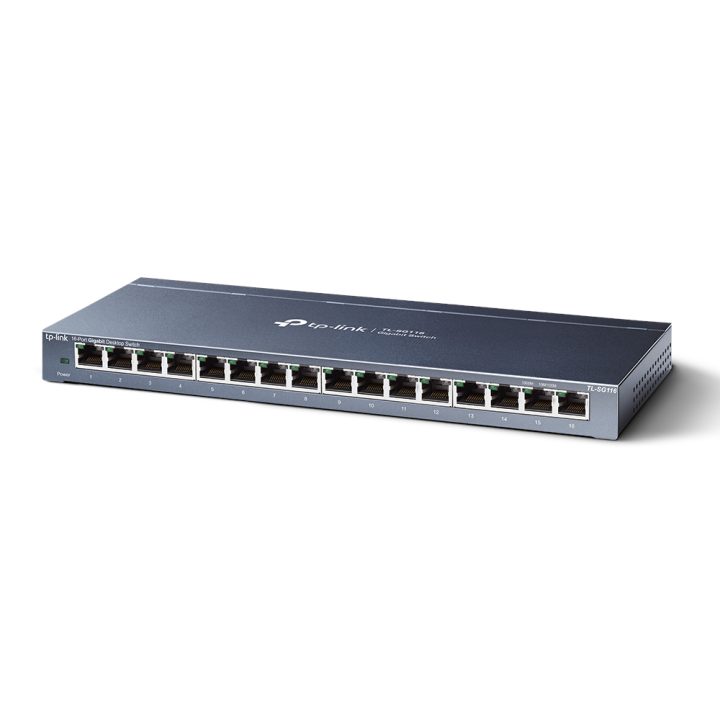 TP-Link TL-SG116 No administrado Gigabit Ethernet (10/100/1000) Negro