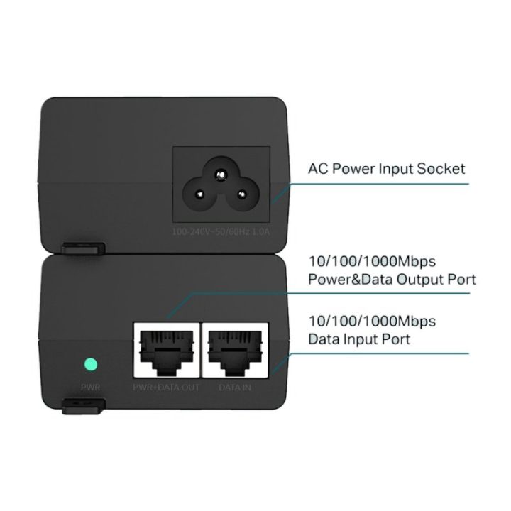 TP-Link Omada POE160S adaptador e inyector de PoE Gigabit Ethernet