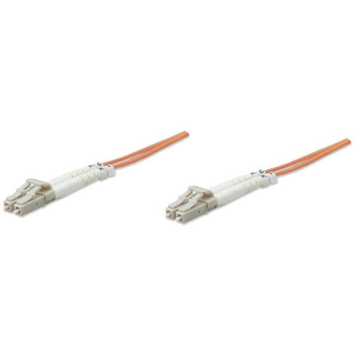 Intellinet 5.0m LC M/M Cable de fibra óptica e InfiniBand 5 m Naranja