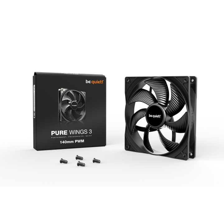 be quiet! Pure Wings 3 140mm PWM Ventilador de PC 14 cm Preto 1…