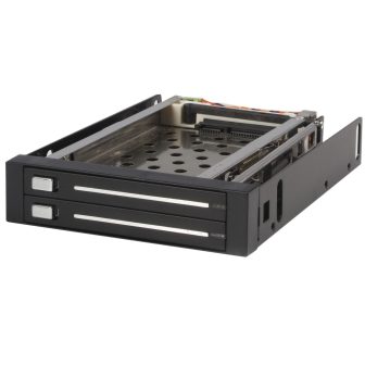StarTech.com Mobile Rack 2-Bay 2.5" SATA HDD/SSD Backplane for 3.5"…