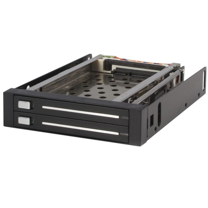 StarTech.com Mobile Rack 2-Bay 2.5" SATA HDD/SSD Backplane for 3.5"…
