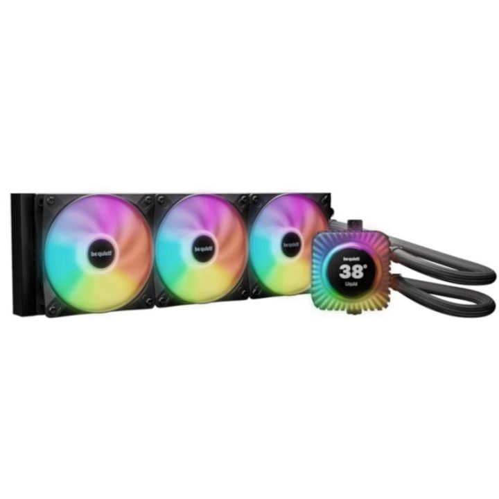be quiet! LIGHT LOOP IO LCD | 360mm All-in-One Liquid CPU Cooler 12…