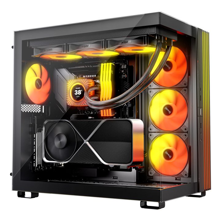 be quiet! LIGHT LOOP IO LCD | 360mm All-in-One Liquid CPU Cooler 12…