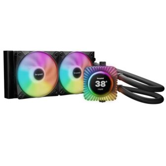 be quiet! LIGHT LOOP IO LCD | 240mm All-in-One CPU Liquid Cooler 12…