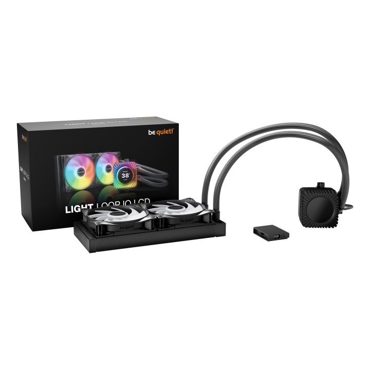 be quiet! LIGHT LOOP IO LCD | 240mm All-in-One CPU Liquid Cooler 12…