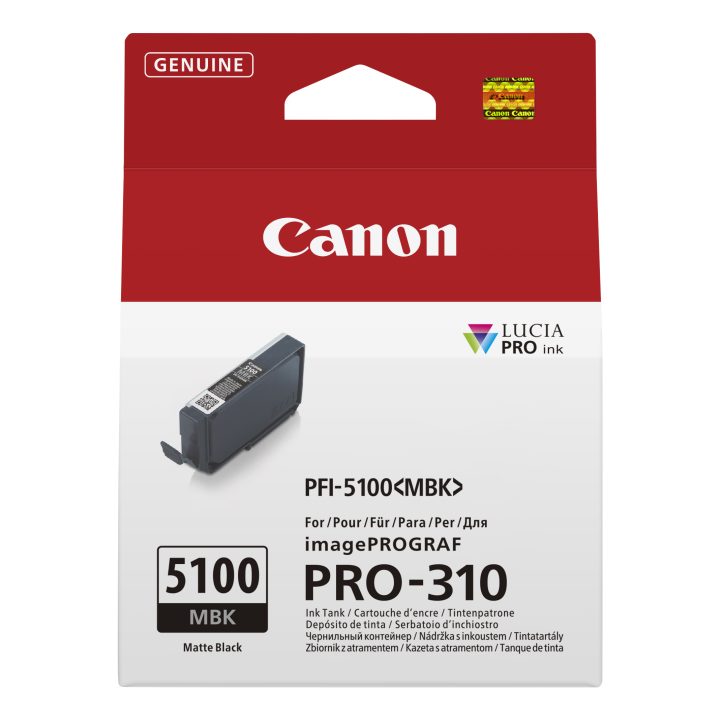 Canon PFI-5100 MBK Ink Cartridge 1 piece(s) Original Matte Black