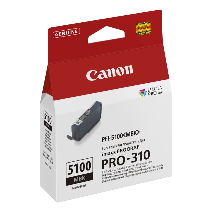 Canon PFI-5100 MBK cartucho de tinta 1 pieza(s) Original Negro mate