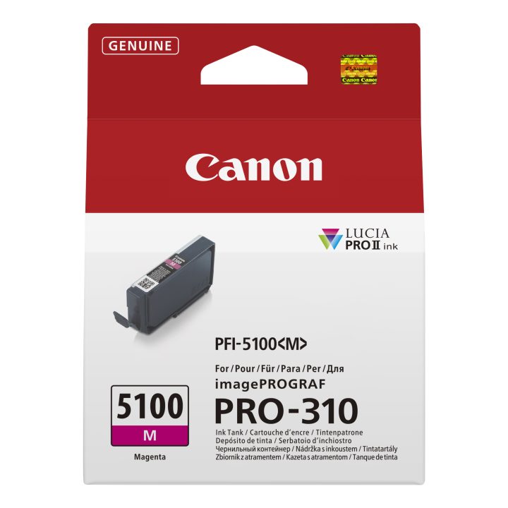 Canon PFI-5100 M Ink Cartridge 1 piece(s) Original Magenta
