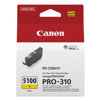 Canon PFI-5100 Y Ink Cartridge 1 piece(s) Original Yellow