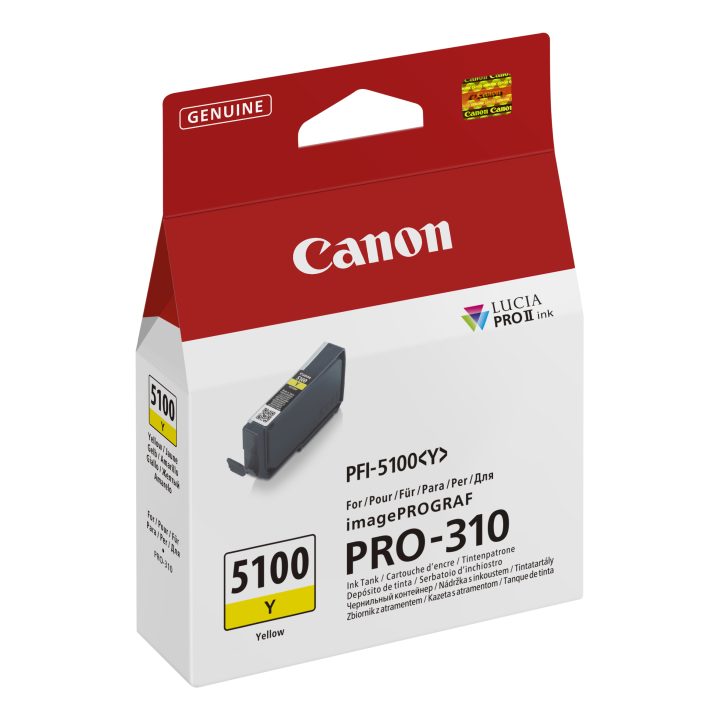 Canon PFI-5100 Y cartucho de tinta 1 unidade(s) Original Amarelo