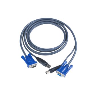 ATEN USB KVM Cable for Video, Keyboard and Mouse (KVM) Black 3 m